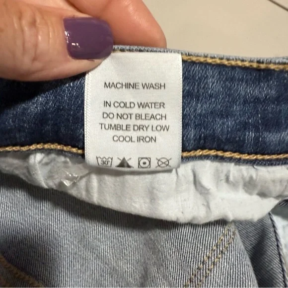 Judy Blue Straight Fit Jeans Size 15 / 32 Medium Wash JB82501LT - Picture 5 of 5